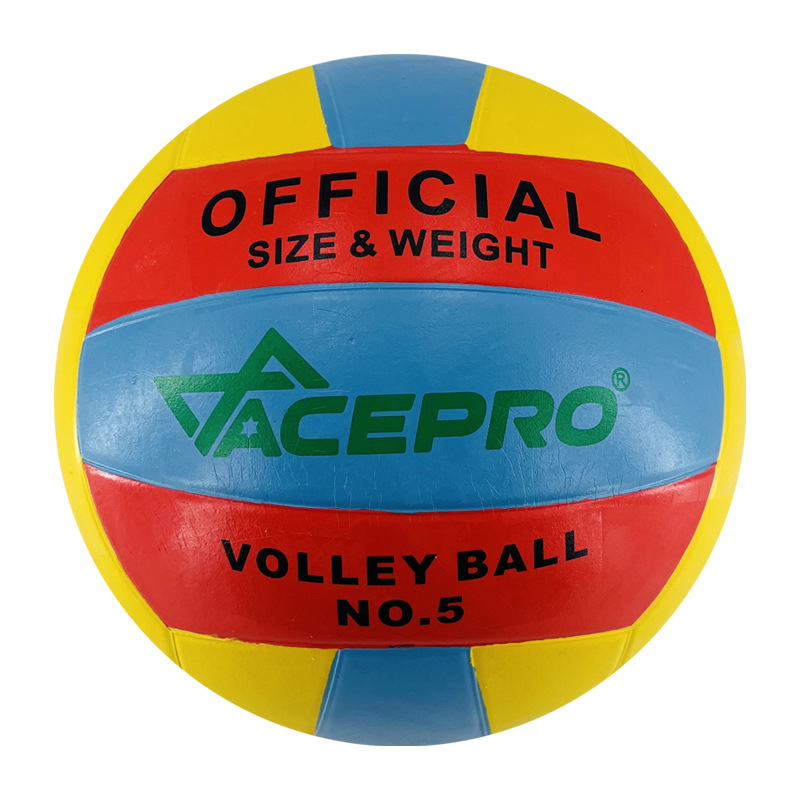 Manufacturer Wholesale Indoor and Outdoor Rubber No. 5 Volleyball with Customizable Color Patterns