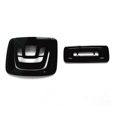 Suitable for 23 Other Car Modifications - crown-crossover-front-and-rear-reading-light-frame-high-configuration-piano-black-2-piece-set