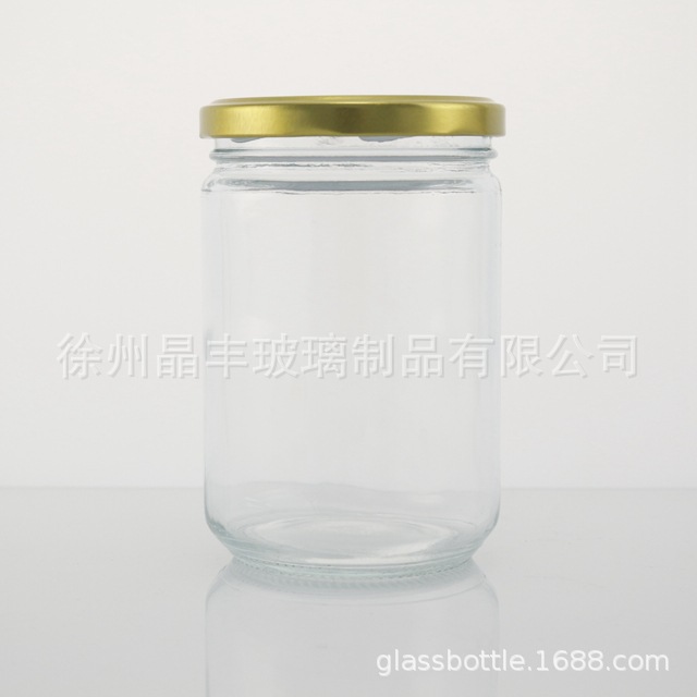 300ml玻璃罐食品储物罐酱菜果酱蜂蜜瓶罐子泡菜腌制蛋黄酱罐10oz
