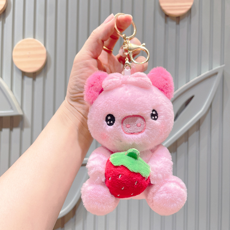 ぬいぐるみのかわいいアクセサリーのぬいぐるみのペンダント卸売りのおもちゃの子供のかばんの漫画の子供の鍵は子供の機械をつかみます。