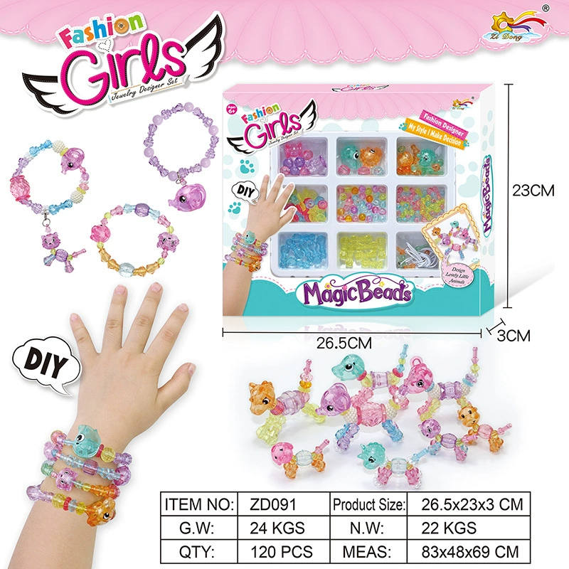 Children's beaded bracelet, necklace, accessory, toy, handmade