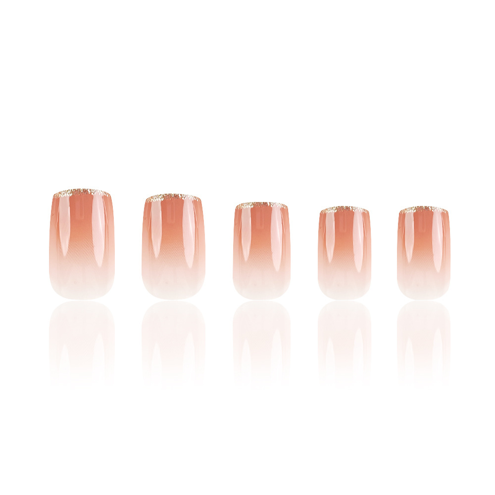 Ventas calientes de fábrica de uñas de venta directa parches de uñas cortas y medias impresión de uñas falsas para dibujar muestras de diseño
