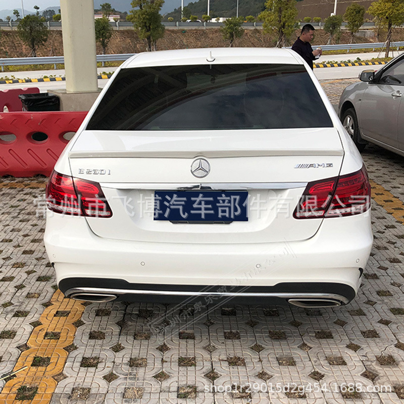 Suitable for Mercedes-Benz E-Class Four-Door W212 E200 E260 2008-2015 Rear Wing Fixed Wing Spoiler Modification
