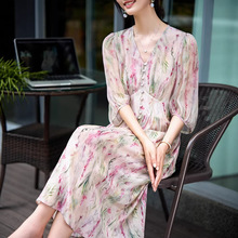 �ļ�2025��ƷŮװ��ʽV���г�����˿ӡ������ȹ�����80076