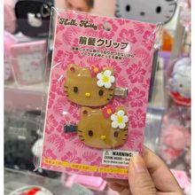 秋季新款咖色冰透猫咪发夹日系甜美风少女侧边鸭嘴夹发卡发饰批发