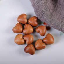 印度迈索尔老山檀爱心diy挂链吊坠钥匙扣配饰爱心形檀木配件情侣