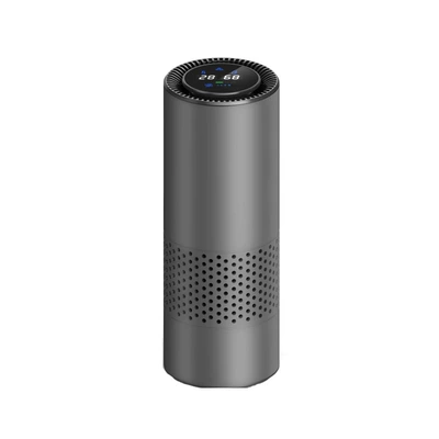 Desktop Car Air Purifier Gesture Sensor Multi-Function Control Heap Filter Element Filtration Negative Ion Car Interior (Hava təmizləyiciləri) - dark-gray