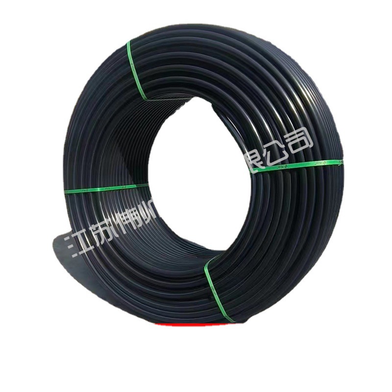 블랙 폴리에틸렌 PE 스레딩 튜브 코일 케이블 보호 튜브 통신 광 케이블 솔리드 벽 튜브 플라스틱 호스