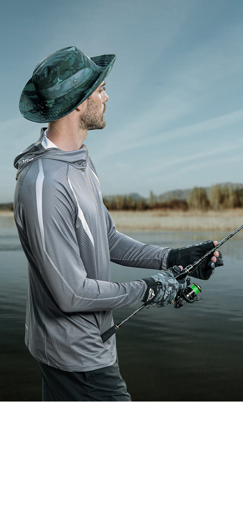 Outdoor per uomo con tre dita e mezzo, touch screen, antiscivolo impermeabile, attrezzatura per la pesca con esche, escursionismo e_voghion.com