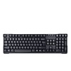 Double Feiyan USB Keyboard KR-6A Waterproof Wired Clear Clear Note This desktop computer office clerk 104 key universal
