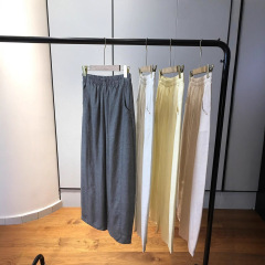 夏日神裤！亚麻莱赛尔氧气裤~！天丝麻高腰宽松镰刀休闲裤女夏25