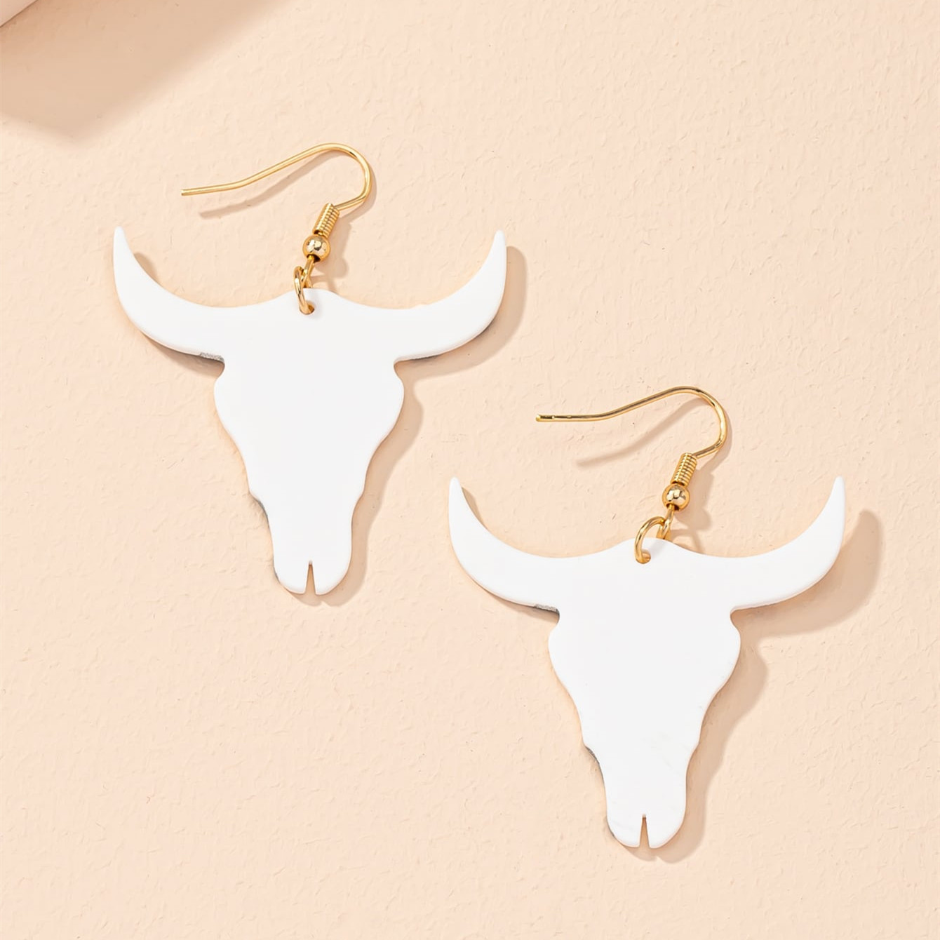 1 Pair Fashion Cows Arylic Women's Drop Earrings display picture 5