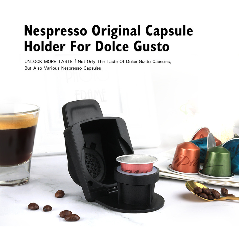 Duoqucos Compatible Conversion Nespresso Capsule Adapter Reusable Capsule Conversion Holder