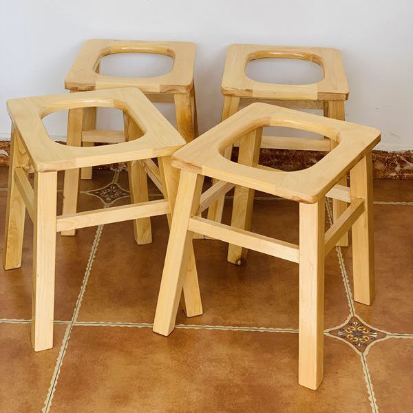 Solid wood commode chair for the elderly, wooden commode for pregnant women, simple portable toilet chair for the elderly home use