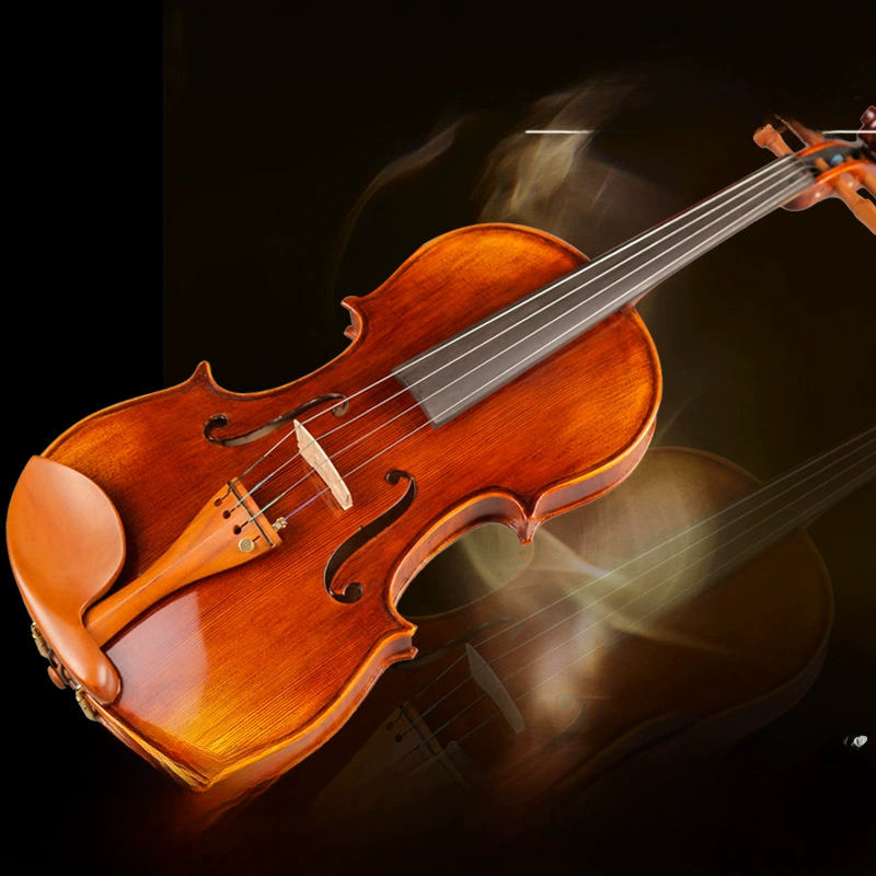 Рукодельная violin с натуральным рисунком, воздушная сушка 10 лет белая сосна клен, сертифицированная мировой уровень скрипка среднего класса