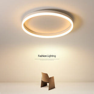Nordic Minimalist led Ceiling Lamp Modern Simple Round Internet Celebrity Bedroom Main Lamp Household Living Room Lamp Book Room Lamp
