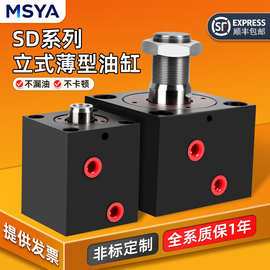 方形薄型油缸CX-SD双向液压缸立式内牙外牙20-125小型JOB注塑模具