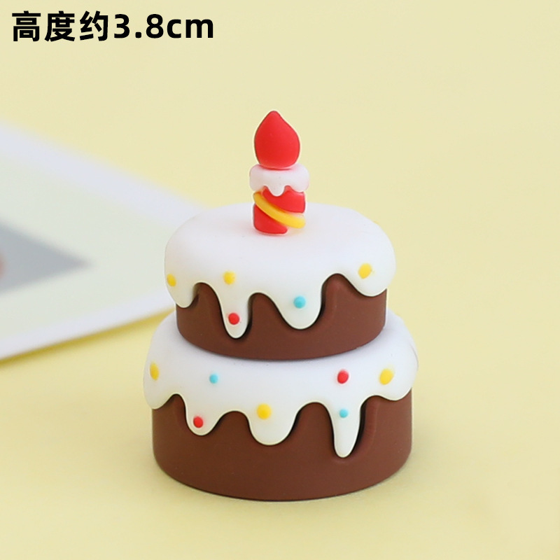 Ins pequeña cerámica fresca suave pequeño pastel decoración decoración chica amiga buena amiga postre de cumpleaños horneado inserción