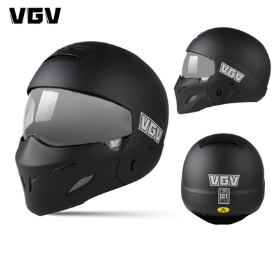 Warm Helmet — Motosiklet dəbilqələri - s-scorpio-generation-matt-black-night-vision-titanium-silver-buy-one-get-four