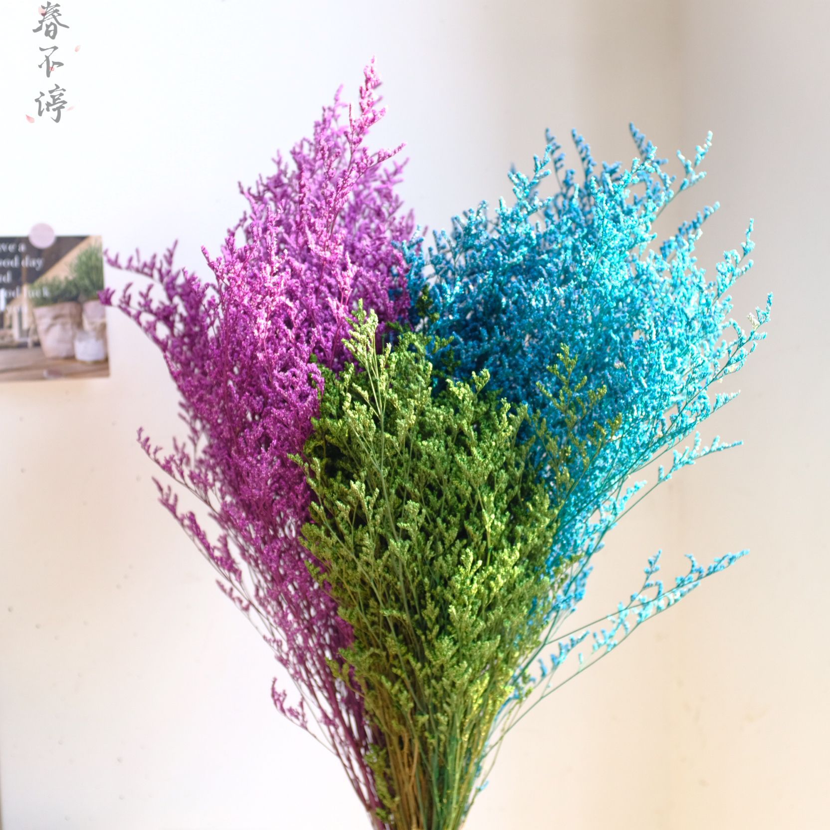 Everlasting Lover's Grass Yunnan Manufacturer Wholesale Lover's Grass Crystal Grass Everlasting Flower Dried Flower Rose Bouquet Gift Box Accessories