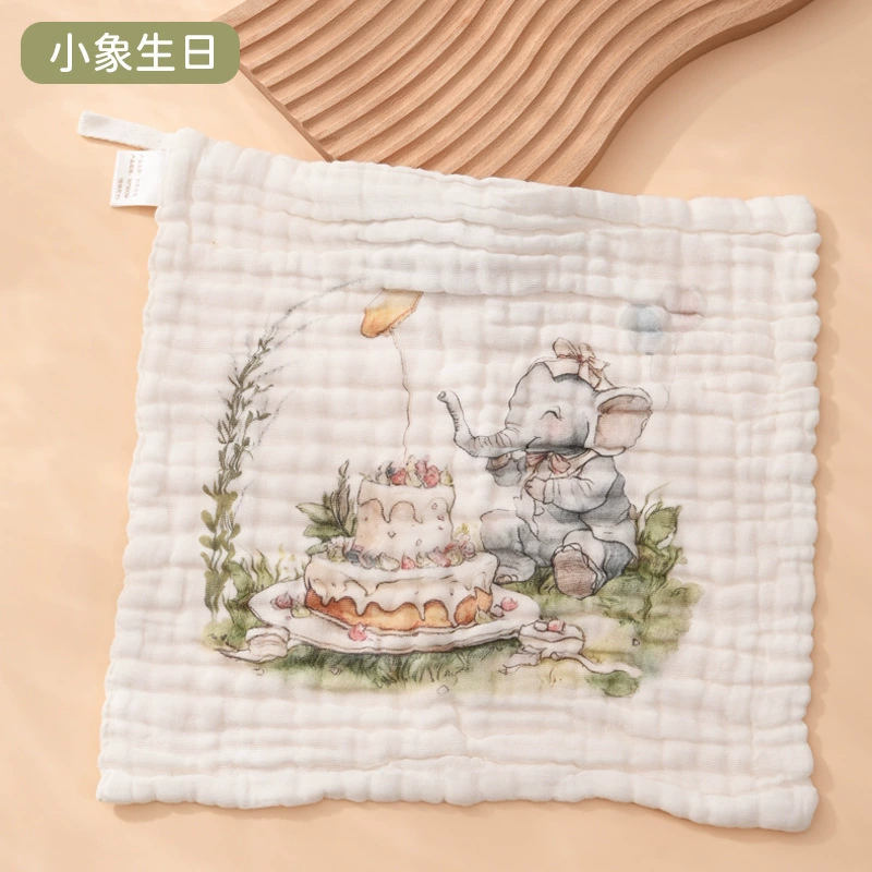 Марлевая косынка, лента, детское полотенце, детский нагрудник для еды, 30×30 см