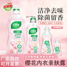好爸爸内衣洗衣液樱花留香除菌去血渍内裤专用清洗液正品批发