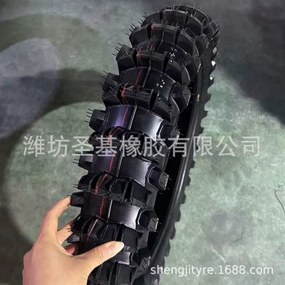 Desert Off-Road Motorcycle Tire, Mountain Tread, Anti-Slip, Wear-Resistant 110/100-18 (Yolsuzluq şinləri)