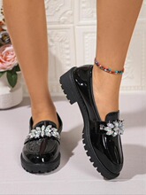 G 54735 Thick Sole Black Loafer Shoes ��׺�ɫ�ָ�Ь ��