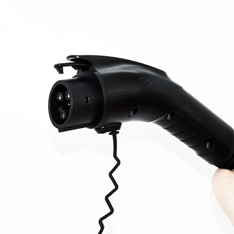 Американский стандартный зарядный кабель для электромобилей 32А 7кВт, разъем Type1, зарядное устройство J1772, портативный