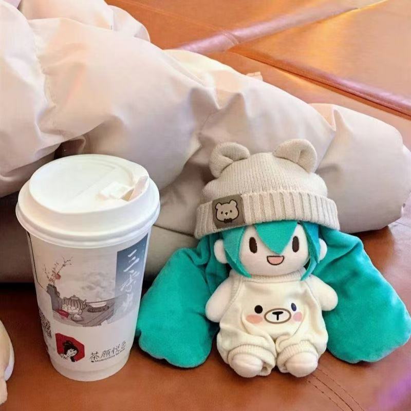 お着替え可15cm雪ミク初音可爱いコットン人形ふふふぬいぐるみお着替え可ぬいぐるみプレゼント朝|undefined