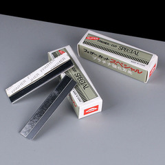 Drop shipping stainless steel eyebrow razor holder 10 pieces set photo studio makeup artist feather eyebrow trimming blade beauty tools