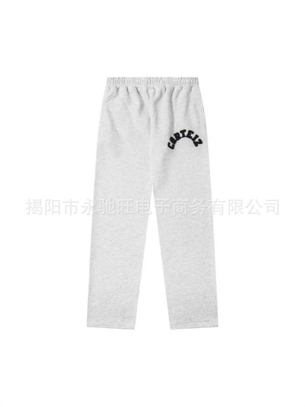 秋季新款字母印花长袖连帽卫衣宽松直筒裤子男女同款日系卫衣套装|undefined
