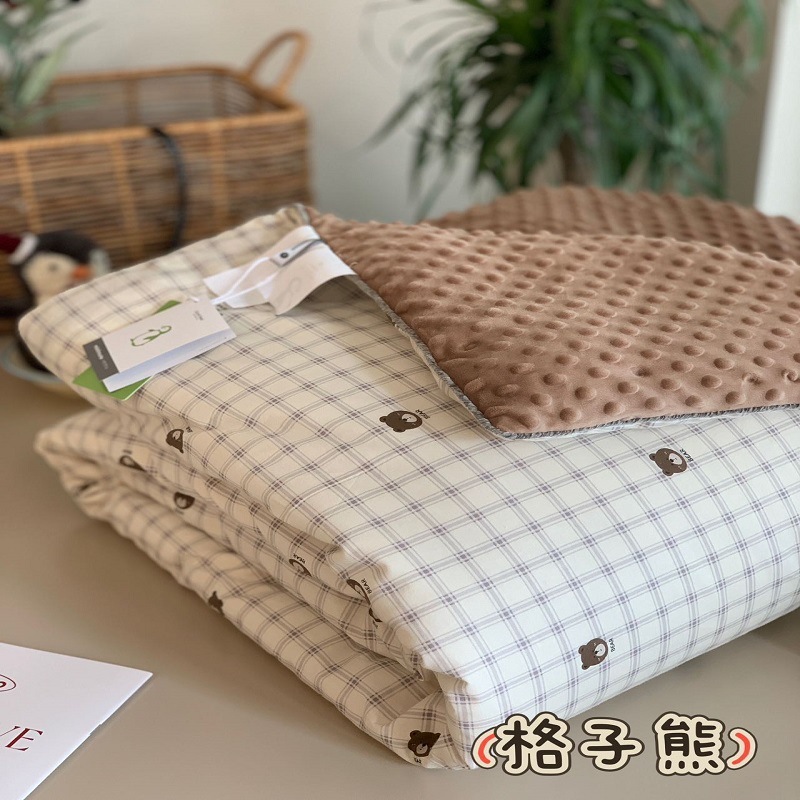 全棉印花豆豆被纯棉小碎花豆豆被芯可机洗秋冬豆豆被单双人春秋被|undefined