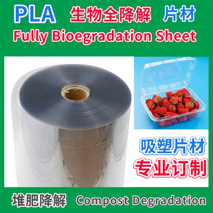 Environmentally Friendly Polylactic Acid Biodegradable Pla Sheet Blister Packaging Material Can Be Cut into Pla Roll Material with Large Quantity Discount