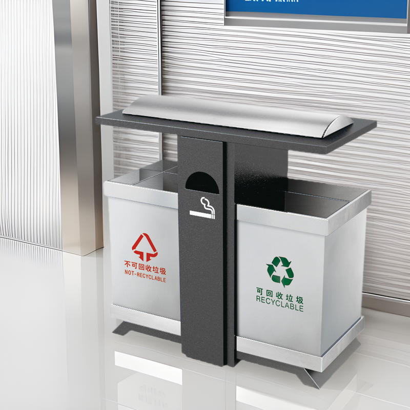 工厂直供户外不锈钢分类垃圾桶街道果皮箱景区垃圾桶