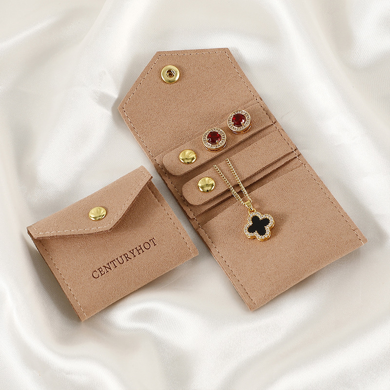 1 Pièce Super-filament Élégant Femme Style Simple Vacances Voyage Selfies Couleur Unie Sacs D'emballage Bijoux display picture 6