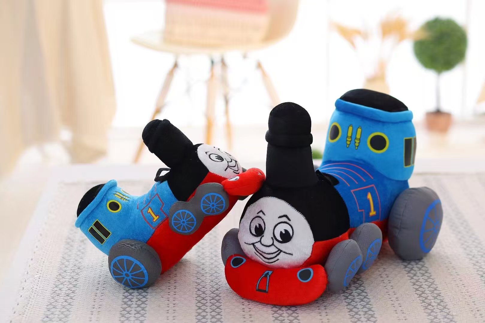 Thomas the Train Plush Toy Pillow Children's Birthday Gift Short Plush Selection