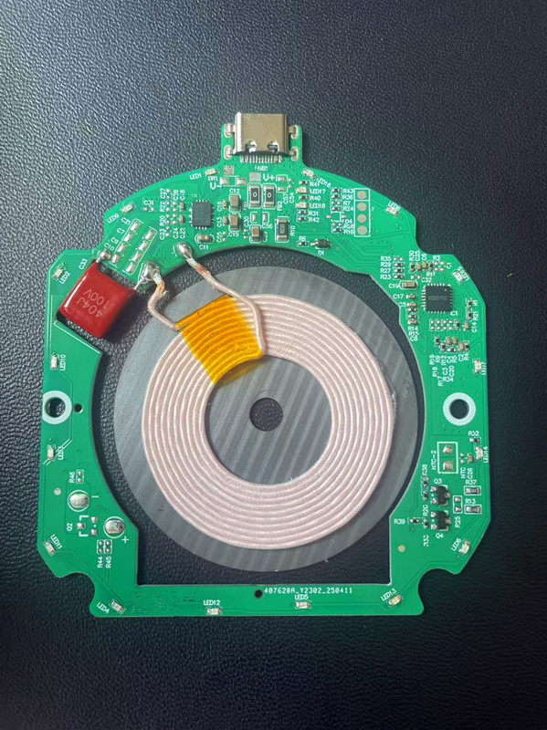 Nueva carga inalámbrica de 15W PCBA placa base módulo transmisor teléfono móvil cargador inalámbrico fuente de alimentación inteligente