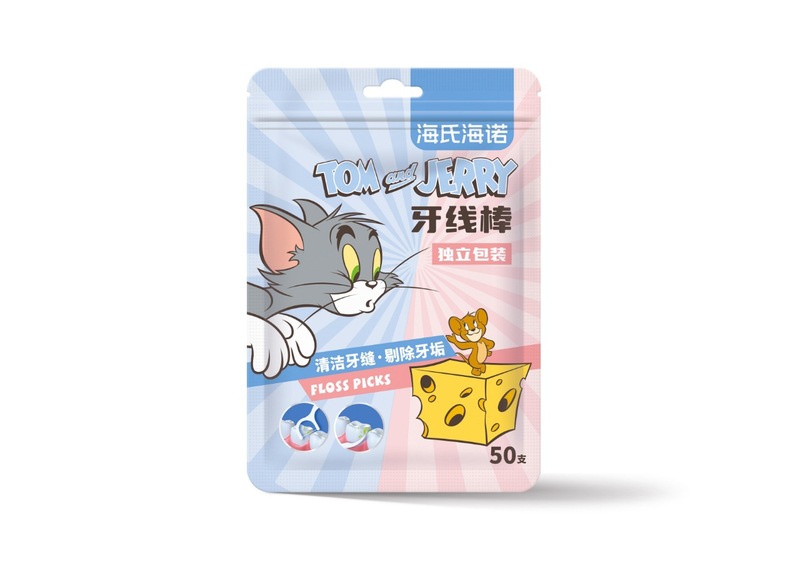 Haishi Hainuo デンタルフロススティック ファミリーボックス 超極細ポータブル使い捨てクリーニングつまようじ デンタルフロス 50 個/箱|undefined