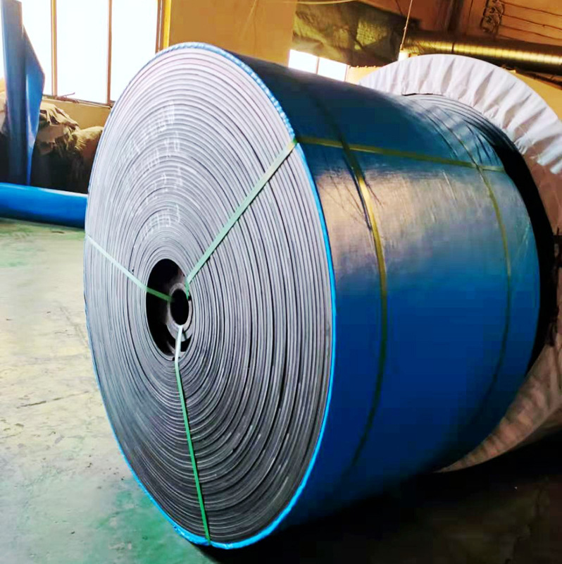 河北昌鑫供应爬坡输送带 输送皮带800mm石子传送皮带 橡胶运输带