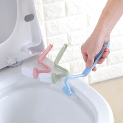 新品トイレブラシ曲げ柄クリーニングブラシs字内側死角ブラシ子供用トイレブラシ多機能ブラシ卸売