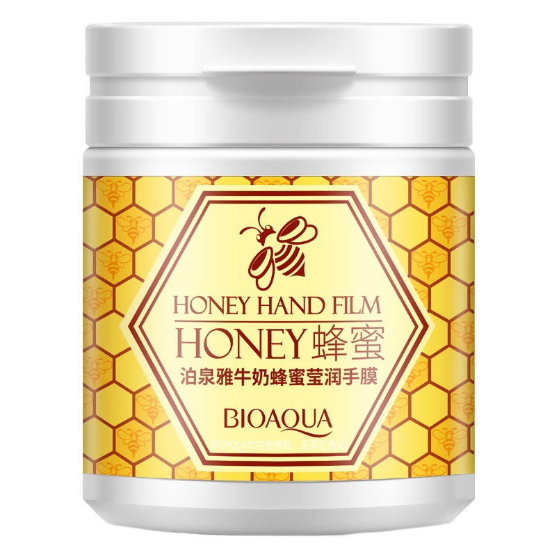 Mascarilla para Manos de Leche y Miel Hidratante de Limpieza Profunda para Cuidado de Manos
