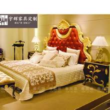 �Wʽ����ľ�������p�˴��¹ŵ�tɫ��ƤƤˇ�鴲1.8��ɫ��