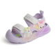 Summer new sandals soft bottom lights girls cartoon beach shoes 2 a 5 year old anti kick summer princess shoes