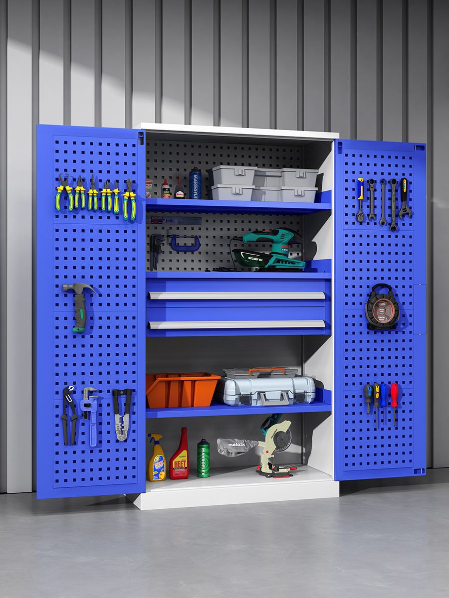 Tres flechas de trabajo pesado herramienta de reparación de automóviles gabinete de hierro gabinete cajón multi-función Taller de almacenamiento de hardware móvil herramienta Coche