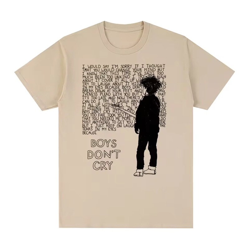 The Hee Currie Vintage T-Shirt Robert Smith Boys Don'T Cry Cotton Men's T-Shirt New T-Shirt Women's Top
