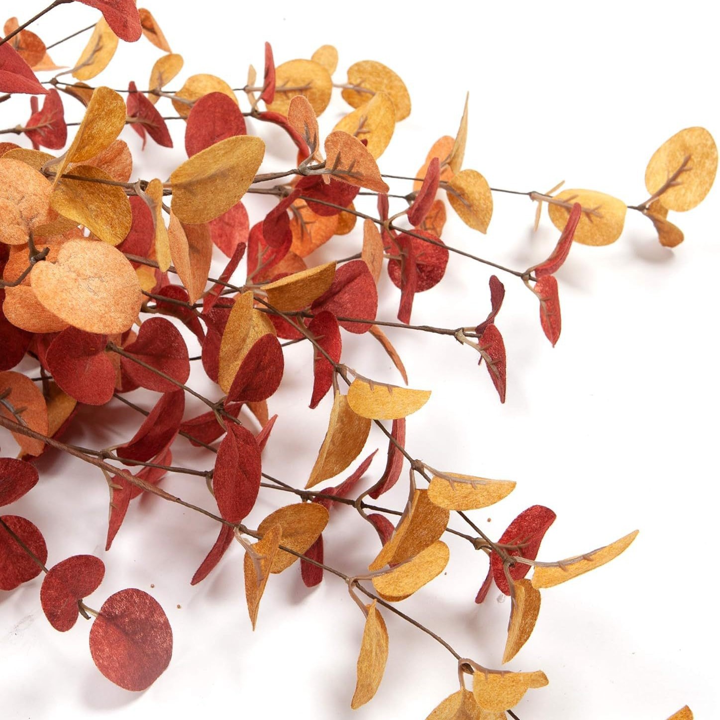 Artificial Eucalyptus Stem Autumn Decoration with Leaves 3