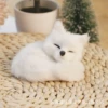 Sleeping Fox Left - White