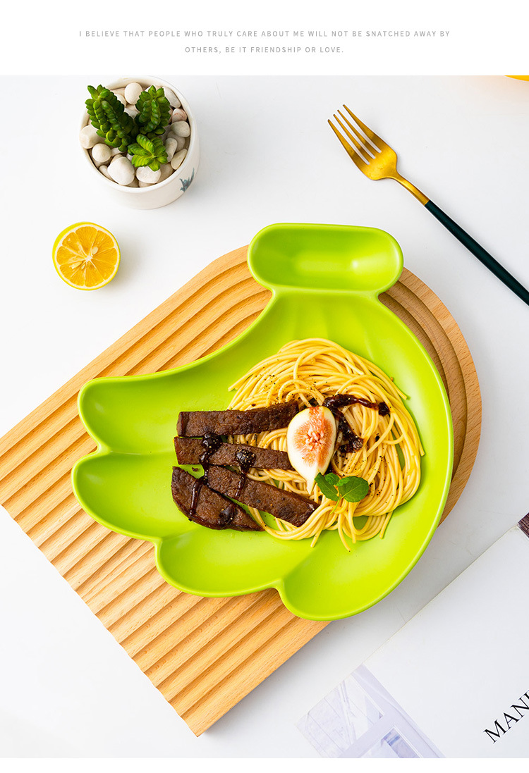 Y204-哑光香蕉10寸盘_12