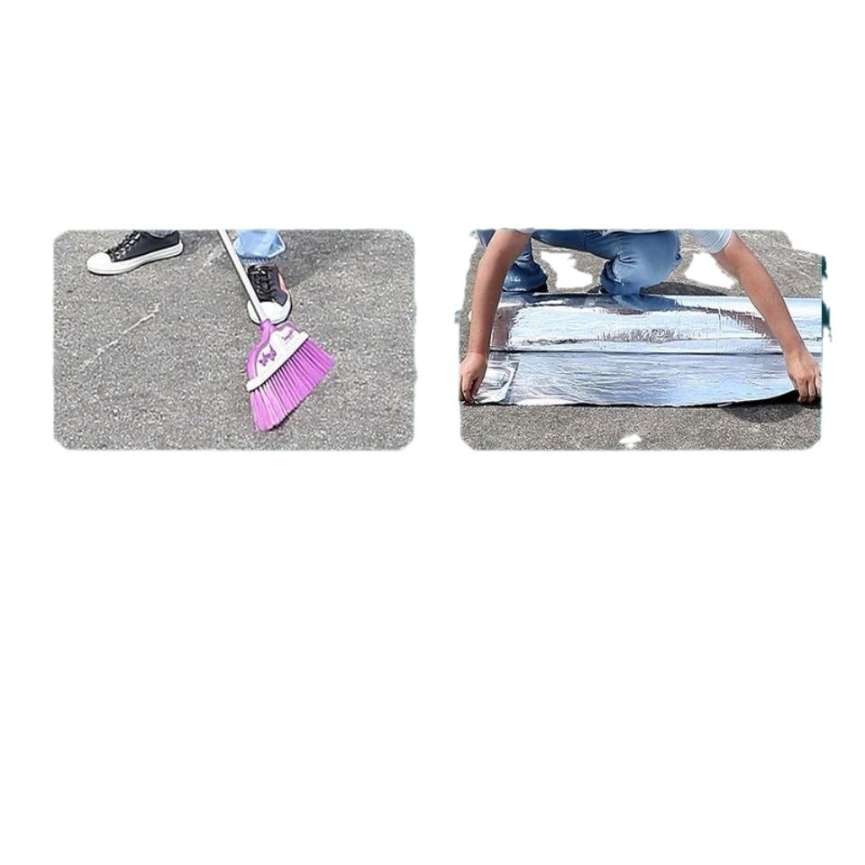 Techo impermeable material de relleno de fugas de asfalto autoadhesivo material de bobina impermeable de baño bungalow agrietado pegatinas de cinta de bloqueo de fugas rey
